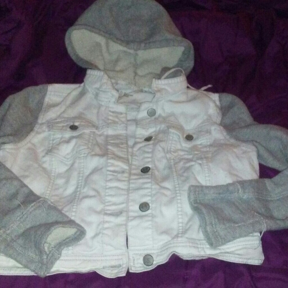 Aeropostale jean jacket/ hoodie